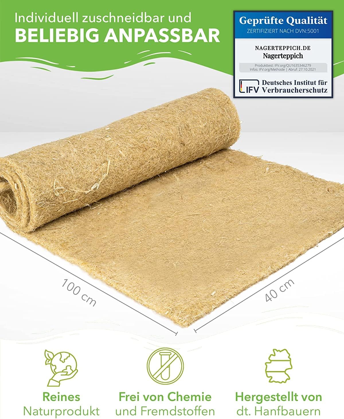 Nagerteppich 100x40cm (40 Stück), 40 Stück