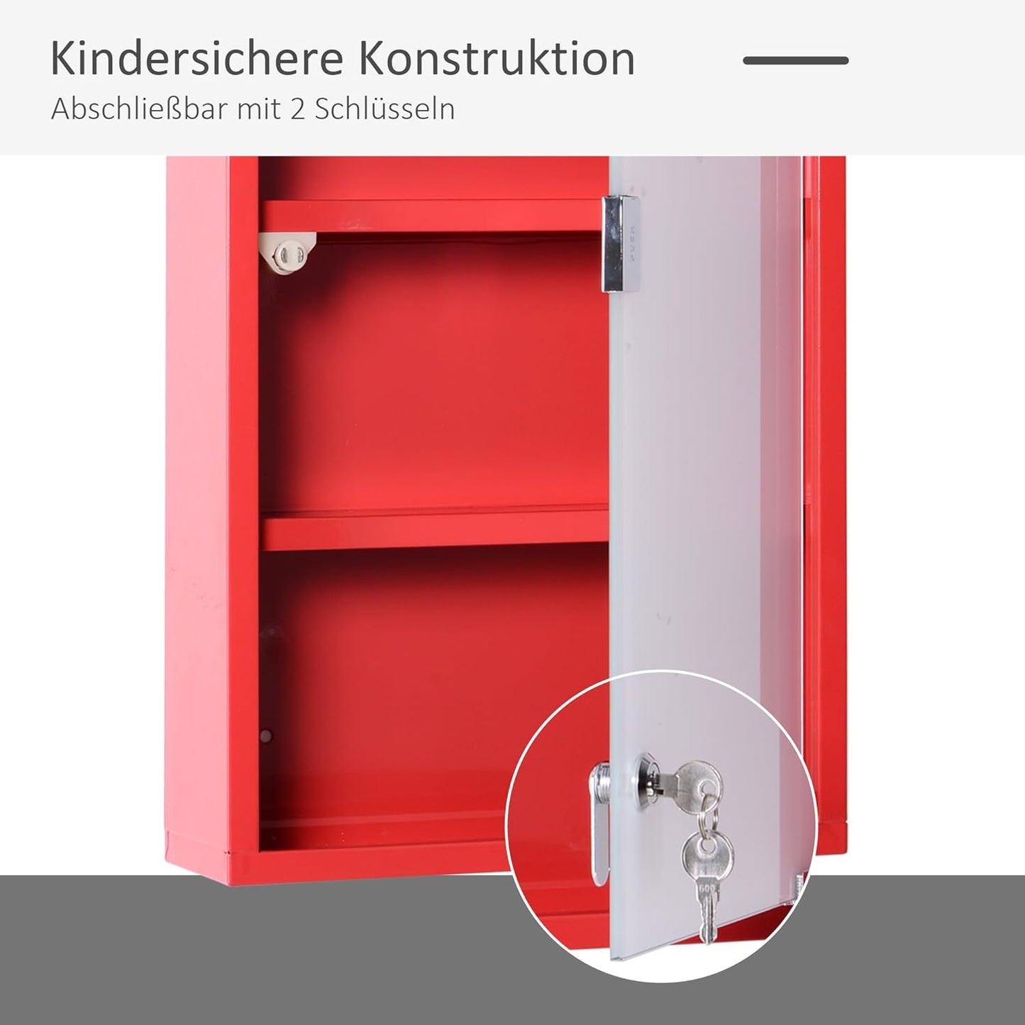 Medizinschrank mit Schloss