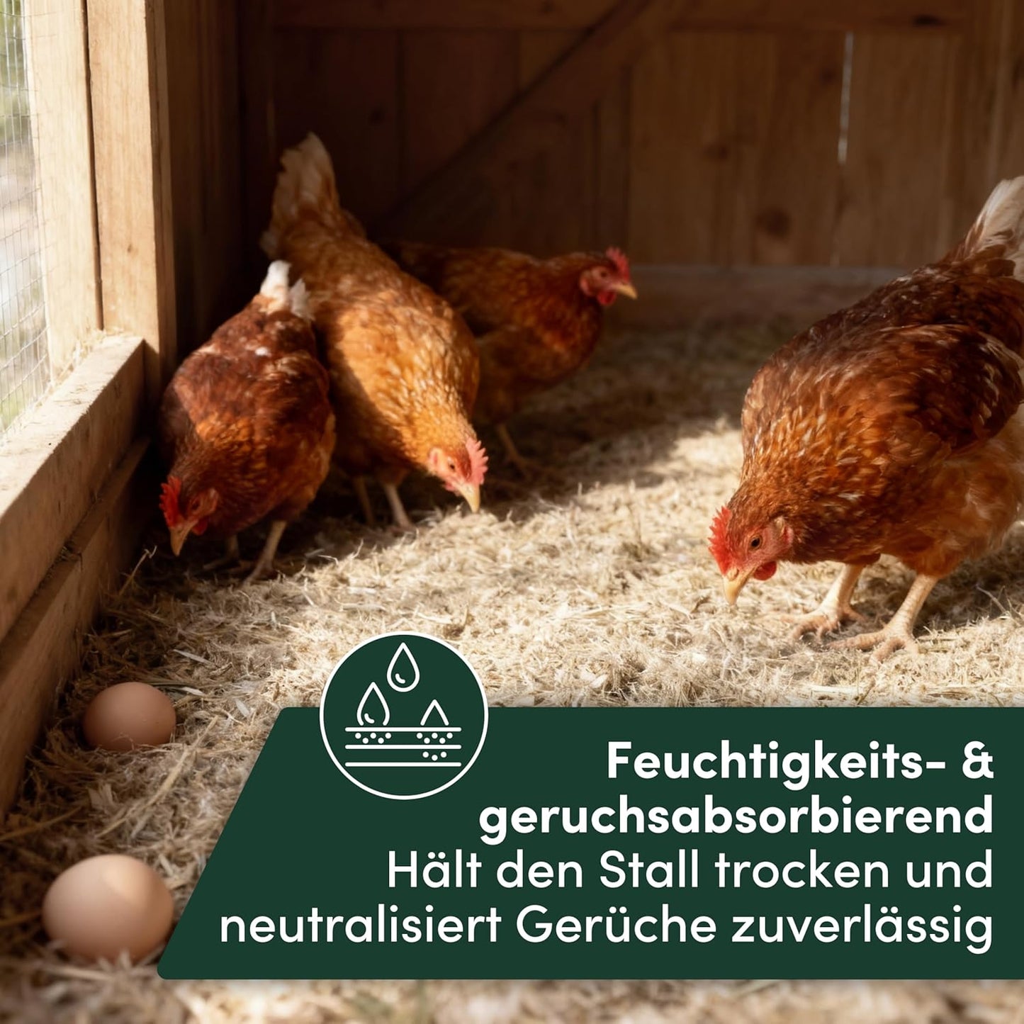 Hanf-Einstreu mit Eukalyptus, 14 kg