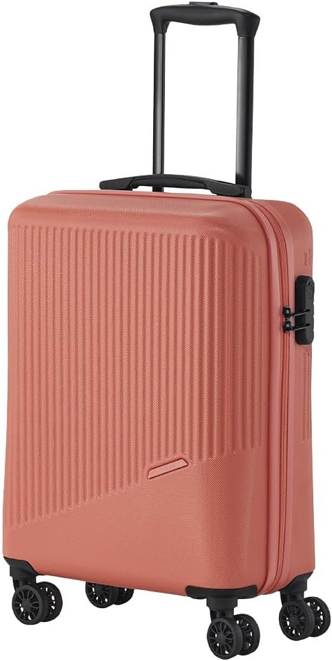 Kollektion Bali Handgepäck Hartschalentrolley mit 4 Doppelrollen & Zahlenschloss, Koralle Trolley Handgepäck (55 cm)