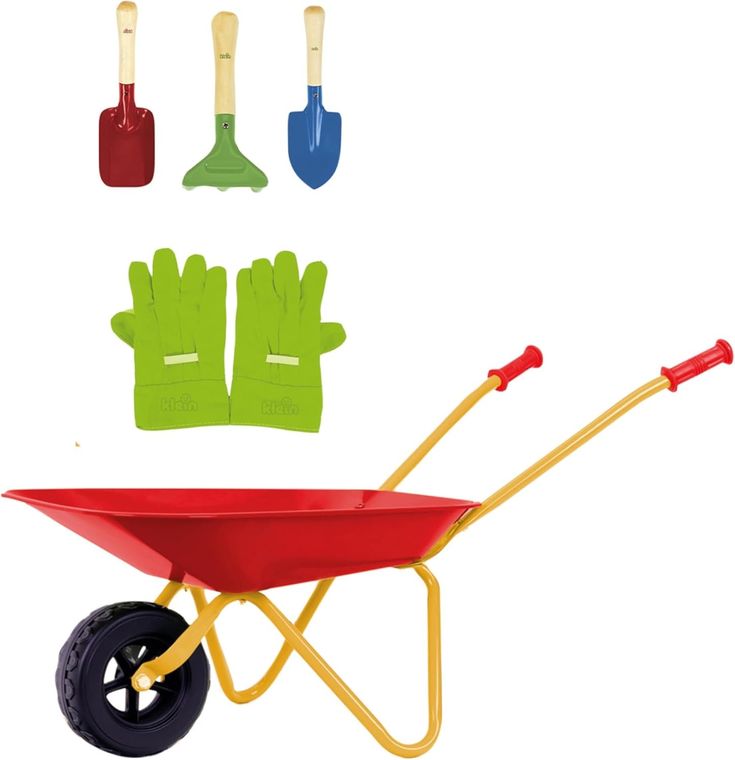 Kinderschubkarre mit Zubehör