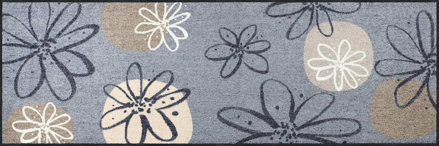 Fussmatte Koblenz, rutschhemmend, 80x200 cm Grau/Braun