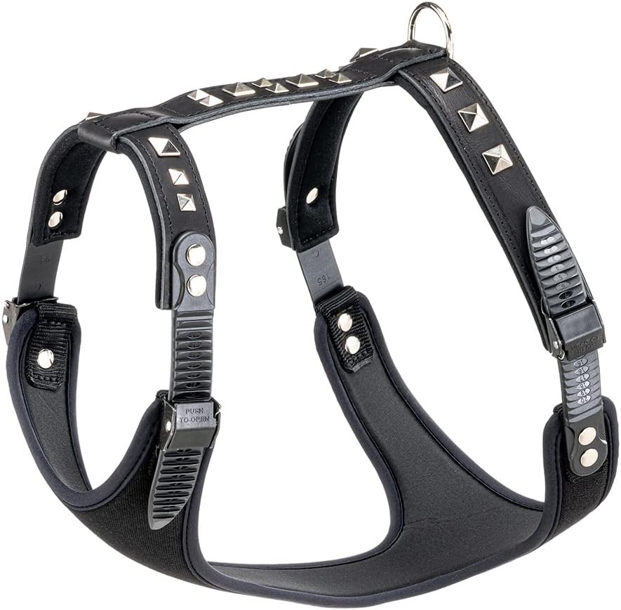 Hundegeschirr Giotto Luxor, schwarz L/XL