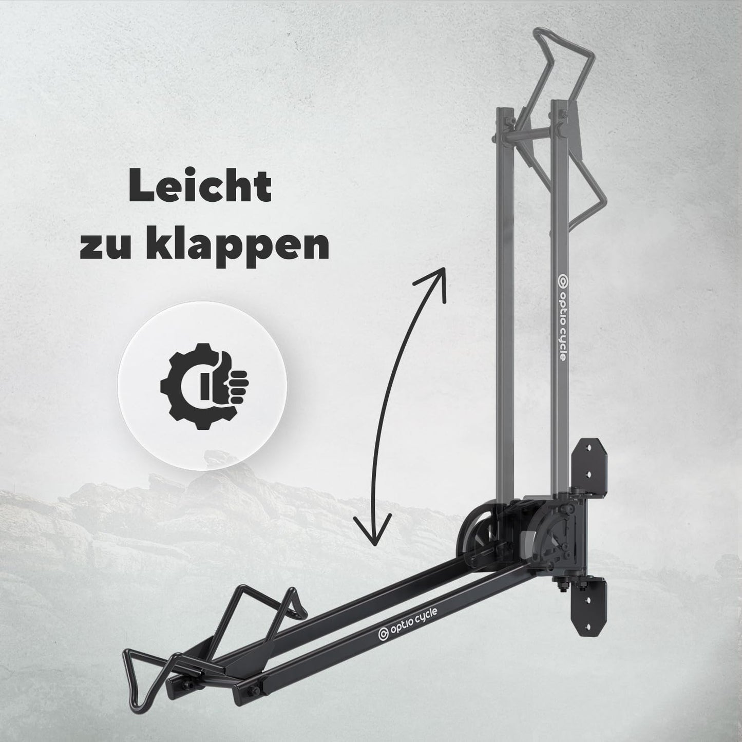 Velo-Wandhalterung, Fahrrad Aufhängung für die Wand