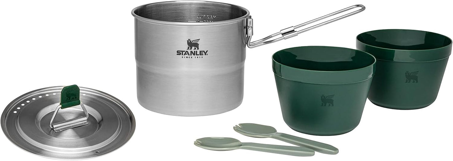 All-In-One Campingkochset, 6-teilig, 6-teiliges Outdoor Kochset