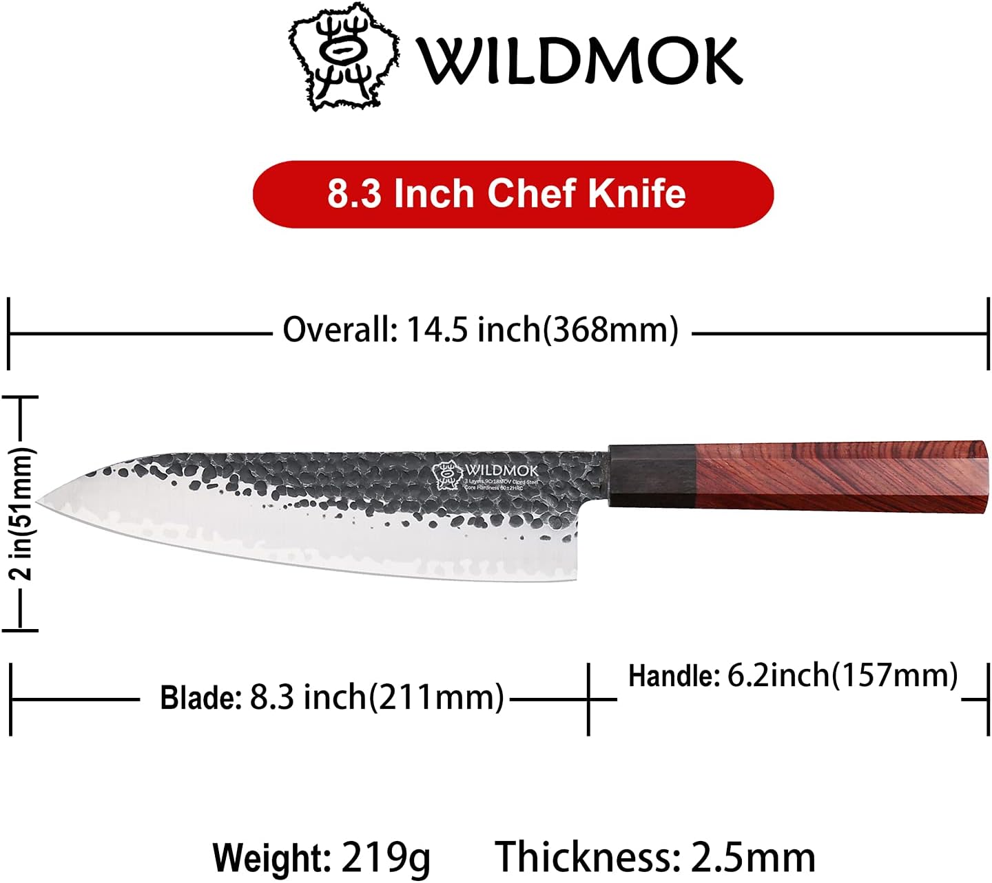 Gyuto Kochmesser, 20,8 Cm Kochmesser