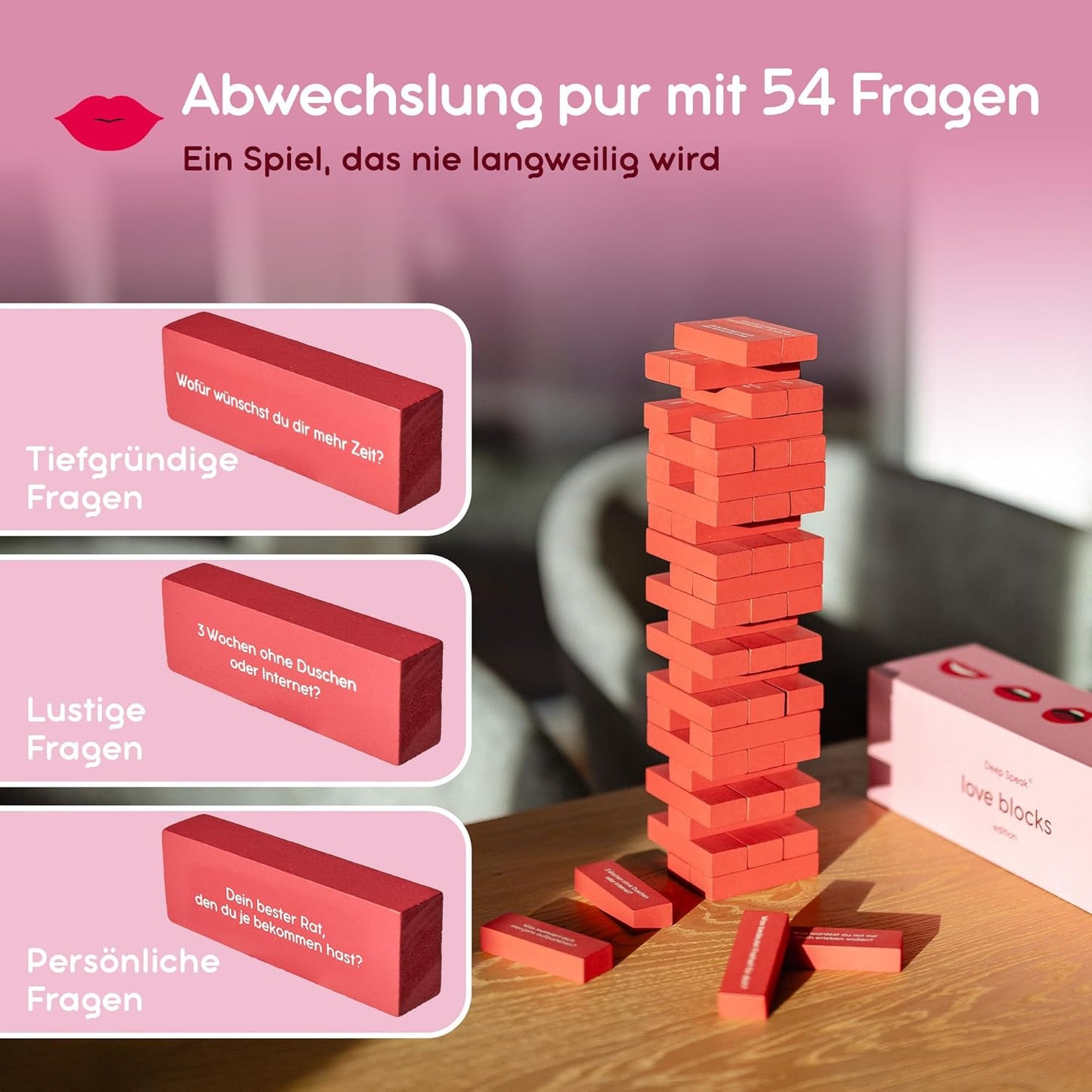 Date Night Spiele für Paare, love blocks
