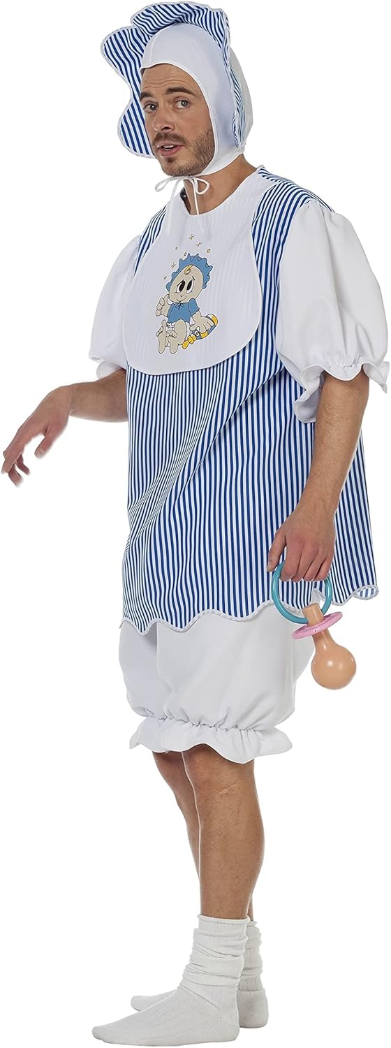Herren-Kostüm Baby Boy mit Mütze, 56
