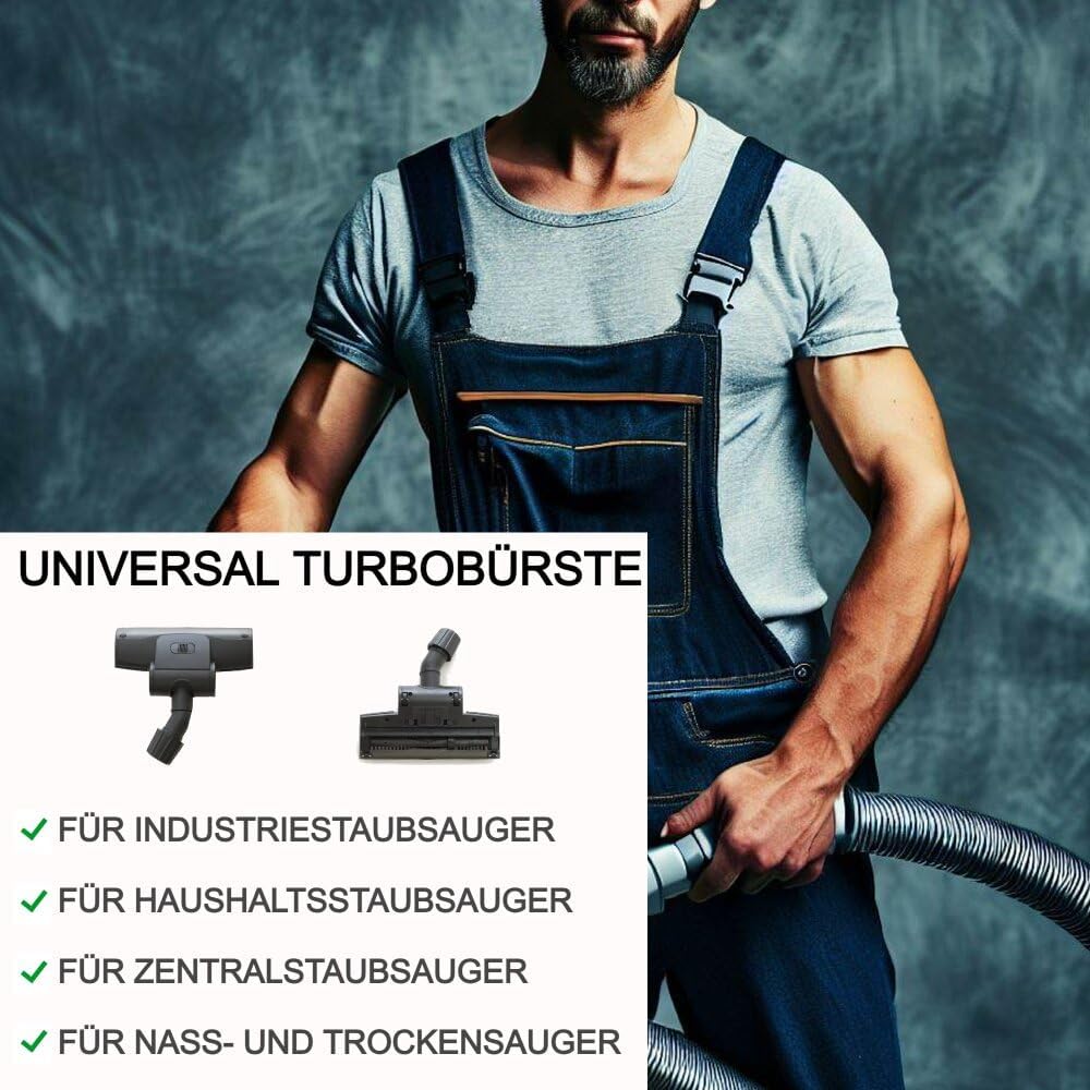 Universal Staubsauger Turbodüse für Tierhaare