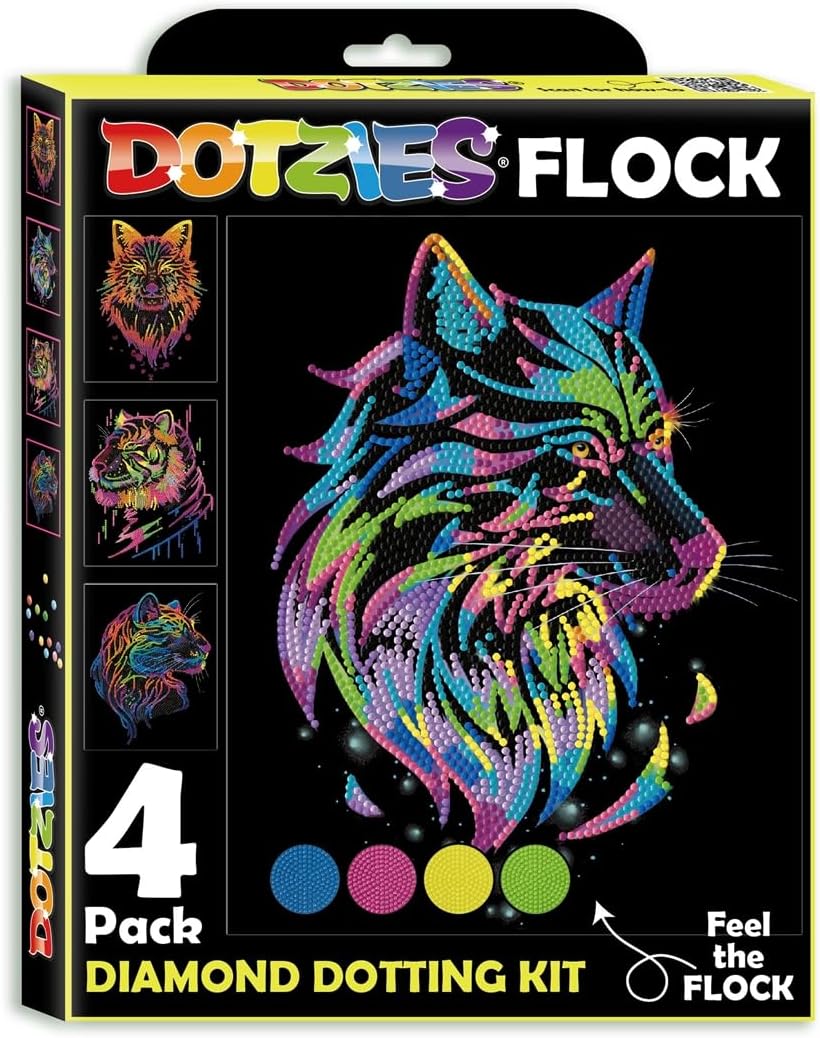 Diamond Painting Neon Raubkatzen