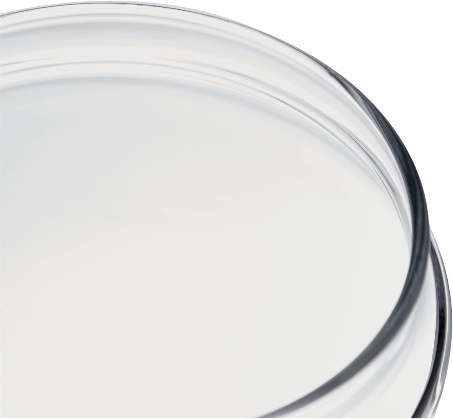 LulàJar Hundefutter-Behälter, Glas mit Deckel aus Thermoplastischem Harz, Schwarz