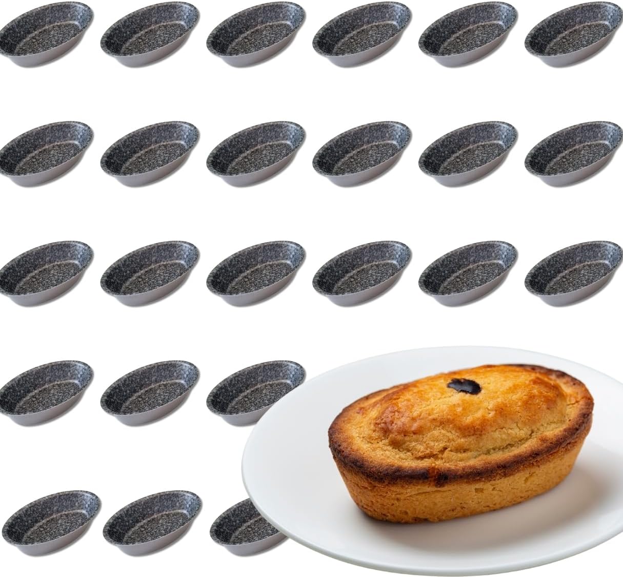 24 x Ausstechformen für Pastetchen