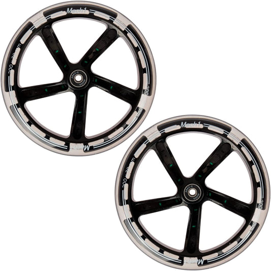 2 Stück Cityroller Ersatz-Reifen, 200x30mm mit LED