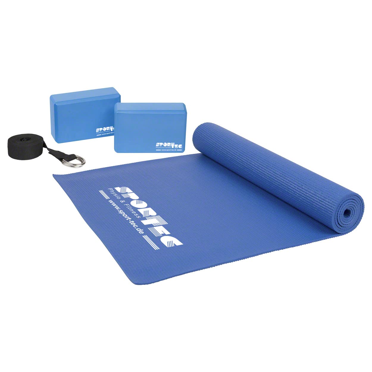 Yoga Starter Set 4-teilig, Blau