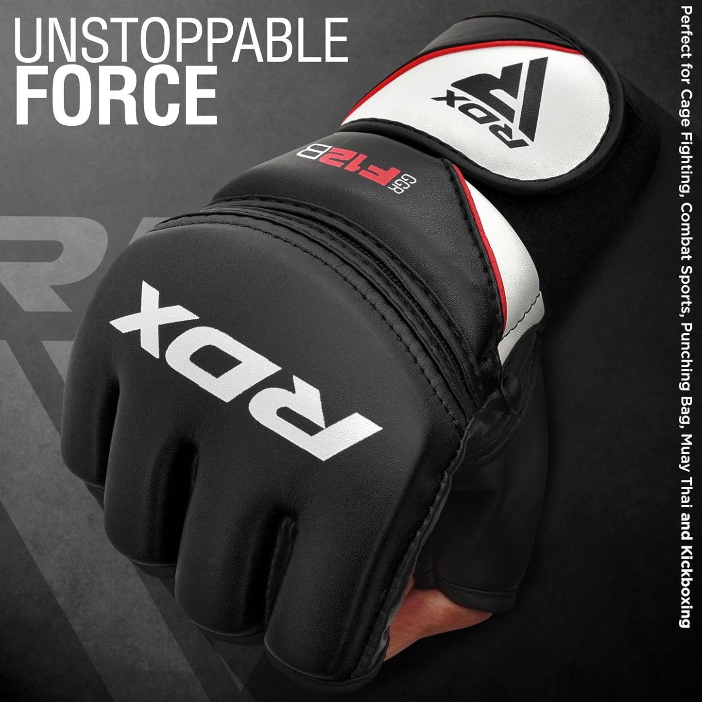 MMA Handschuhe für Kampfsportbegeisterte, L Schwarz