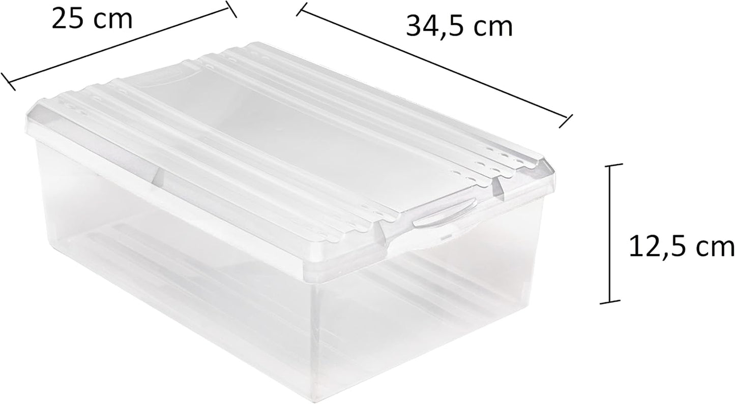 Schuhbox-Set mit Belüftung, Transparent