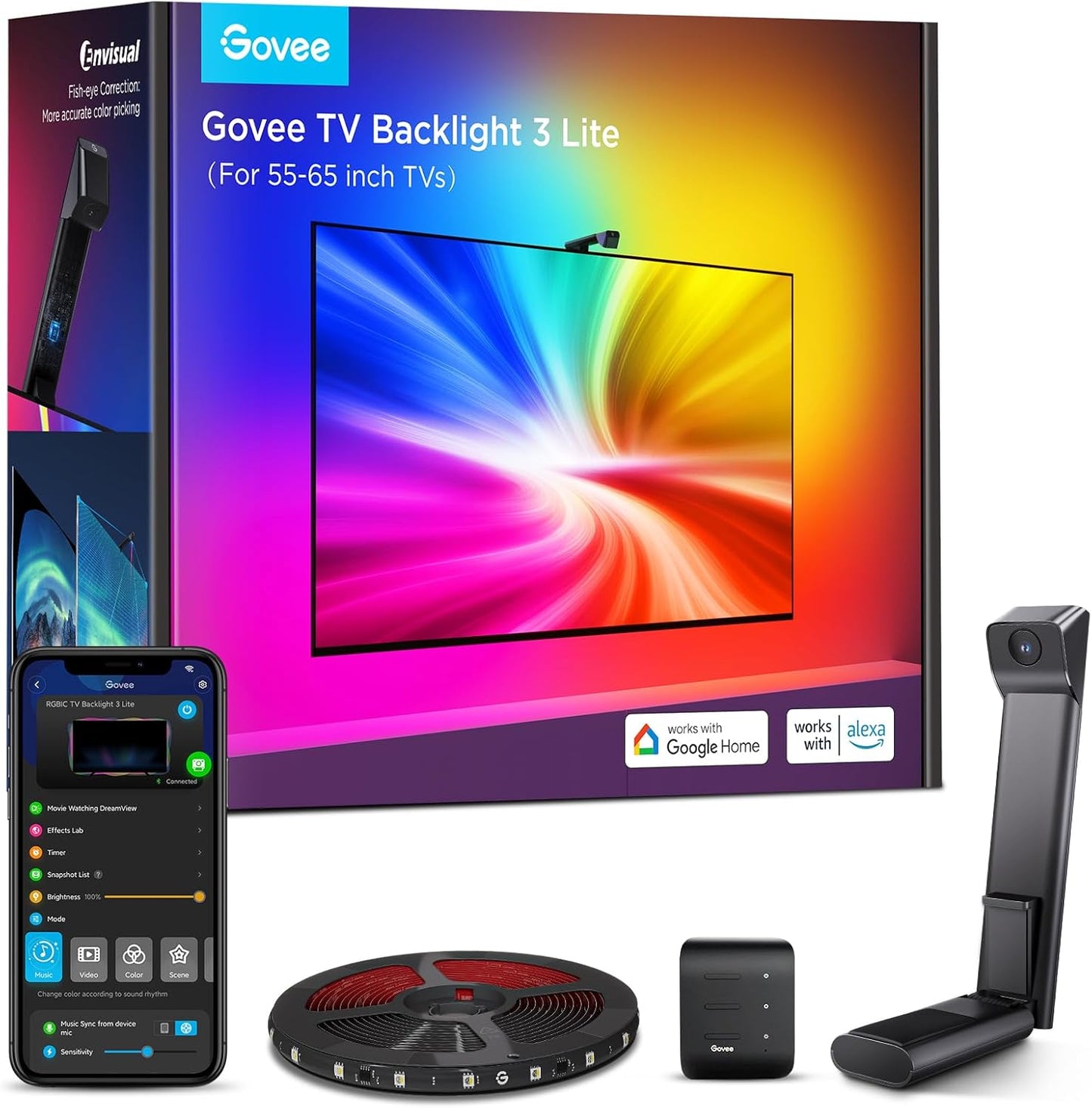TV Hintergrundbeleuchtung 3 Lite, 55-65 Zoll