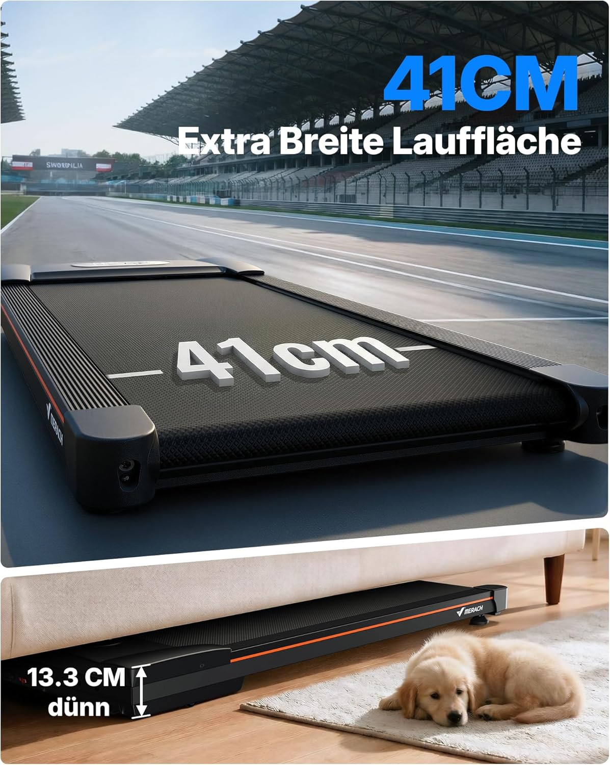 Walking Pad mit automatischer Steigung, 10% Automatischer-Lautsprecher