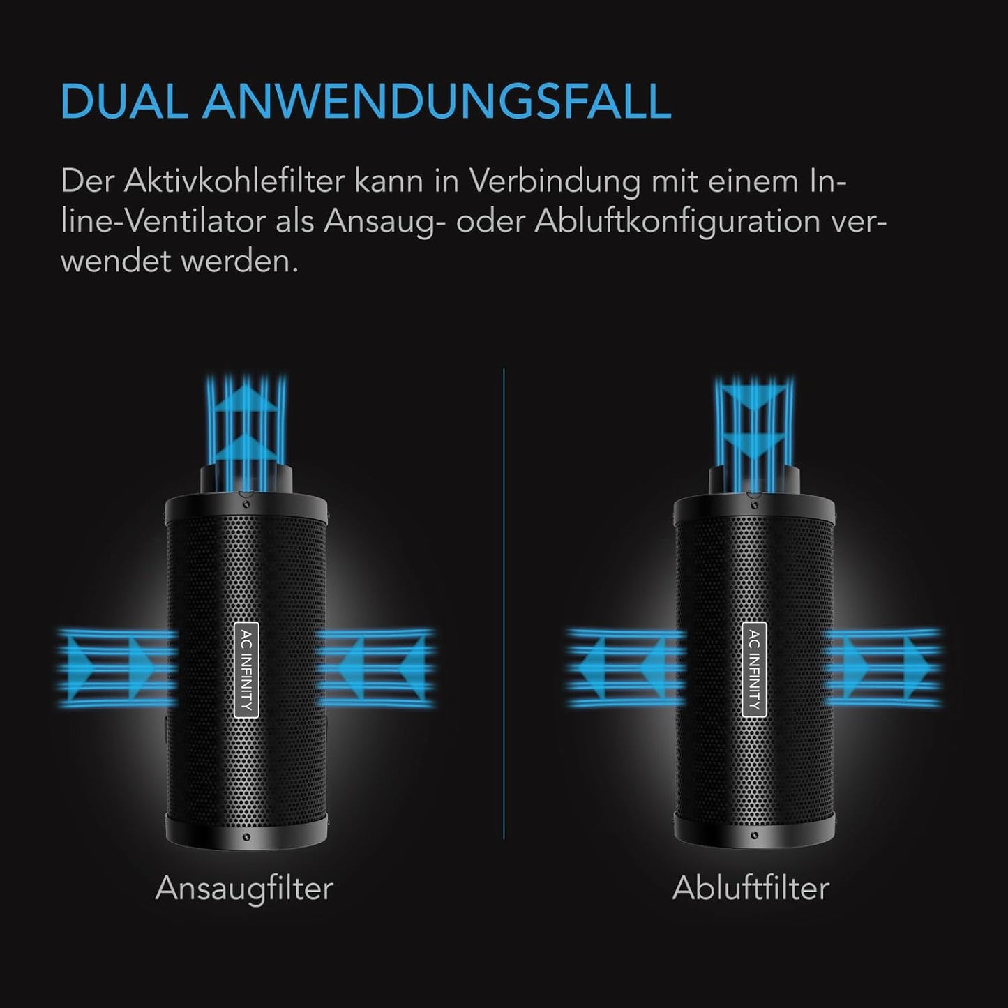 Air Carbon Filter XL mit Premium Aktivkohle, 40.5L x 36.3B x 10.2D cm