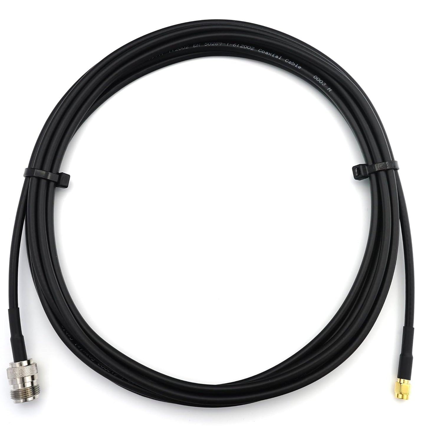 RP-SMA auf N Buchse Antennenkabel 50 Ohm, 5 m RP-SMA Male / N Female