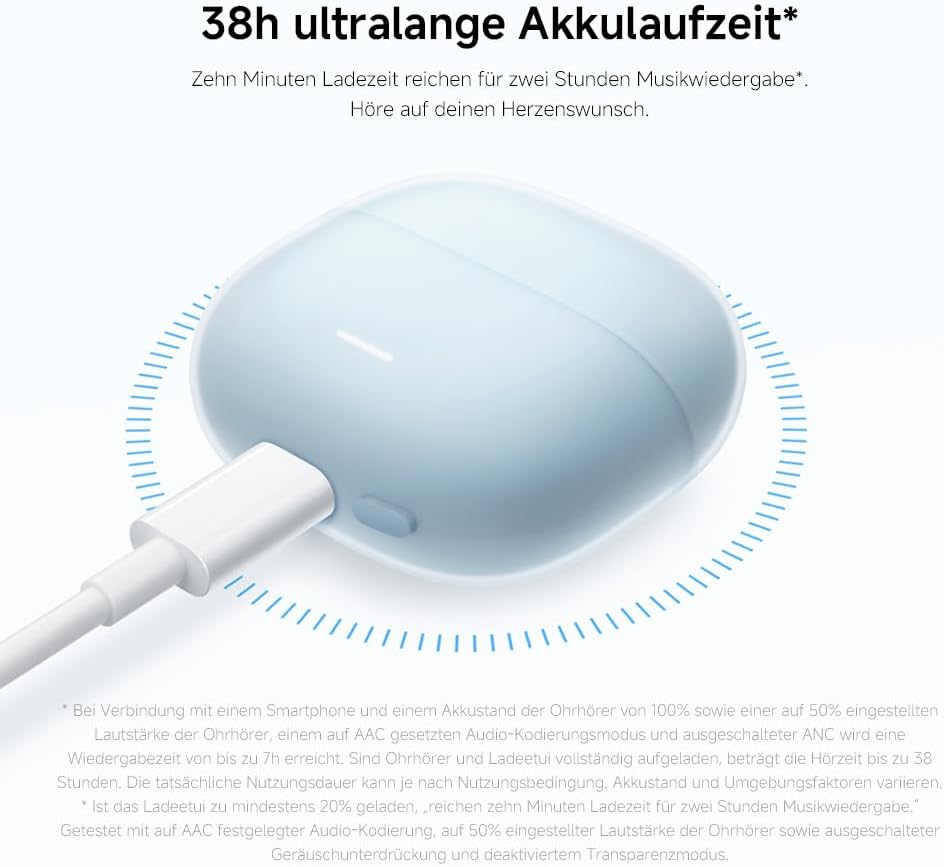 Redmi Buds 6 Lite In-Ear Kopfhörer mit Active Noise Cancelling, buds 6 lite Schwarz