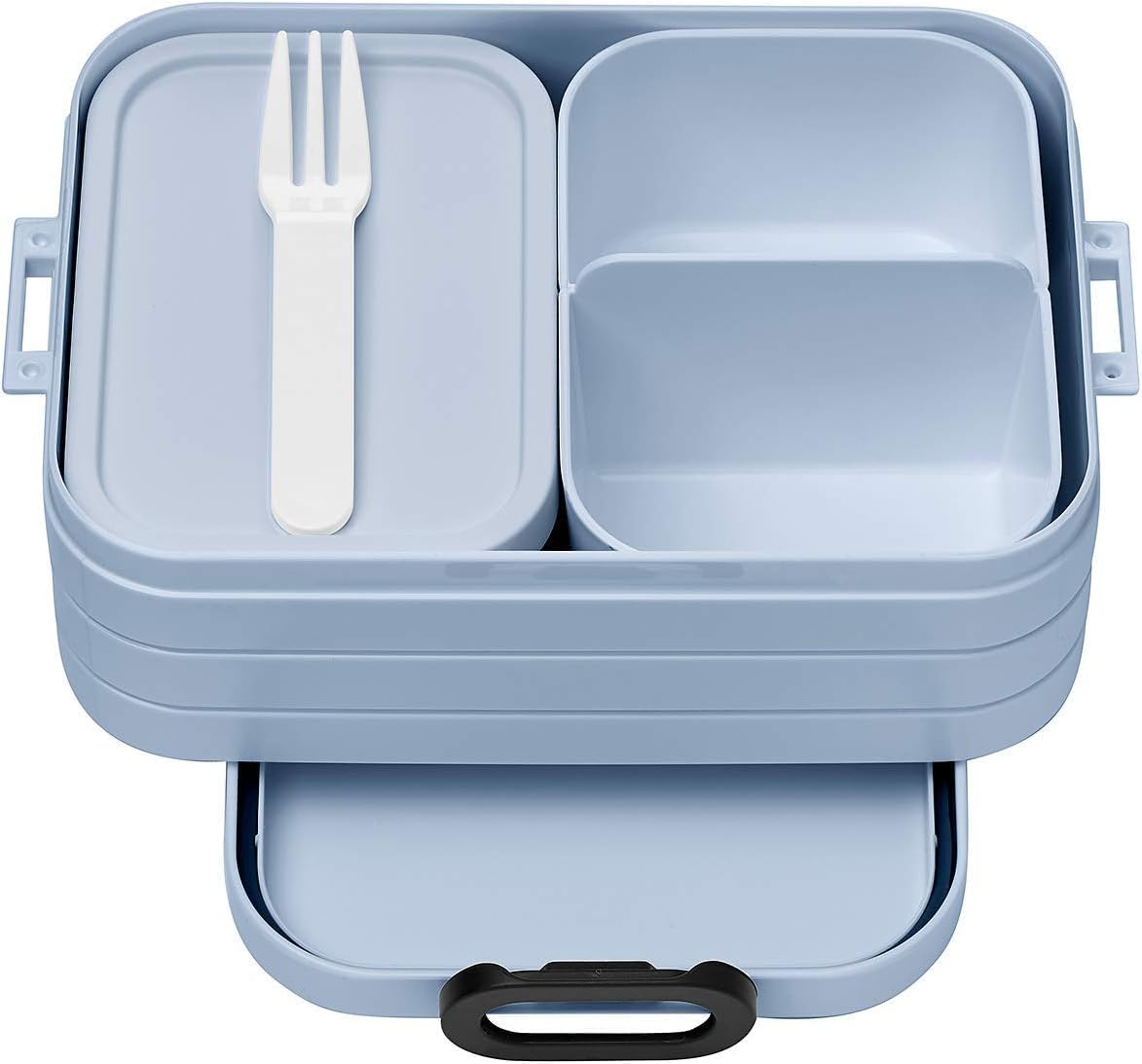 Take A Break Bento Brotdose Midi mit Fächern für Snacks, Medium, Old Nordic Blue