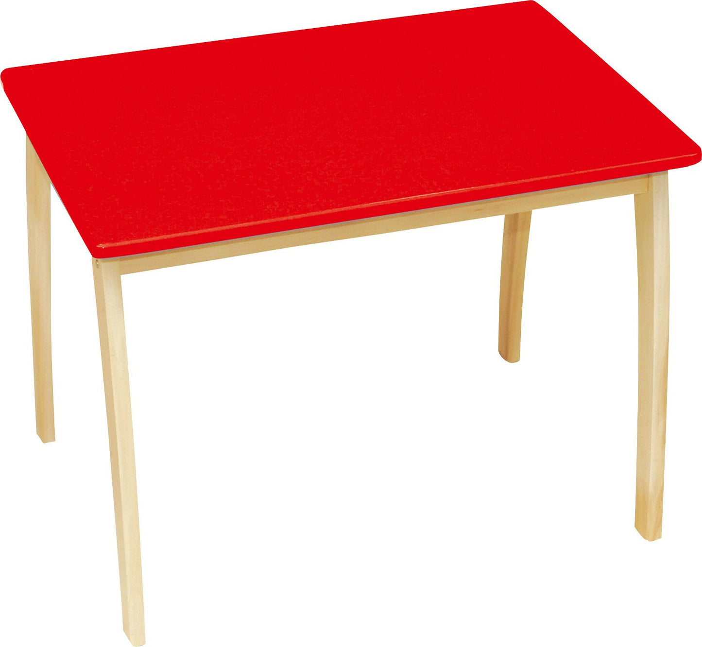 Kindertisch, Natur / Rot