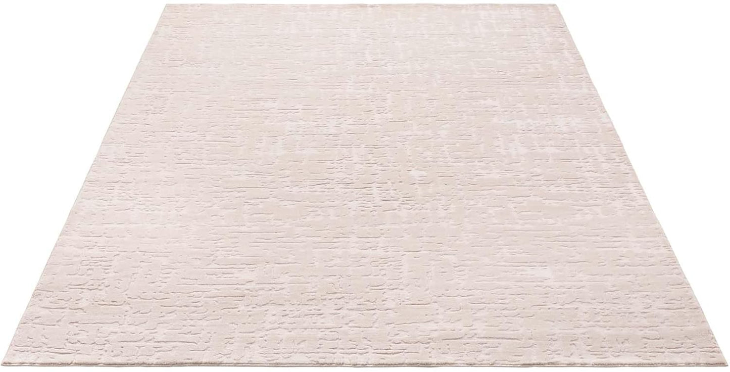 Rutschfeste Badematte, waschbar, Beige Vintage 120 x 170 cm (Rechteckig)