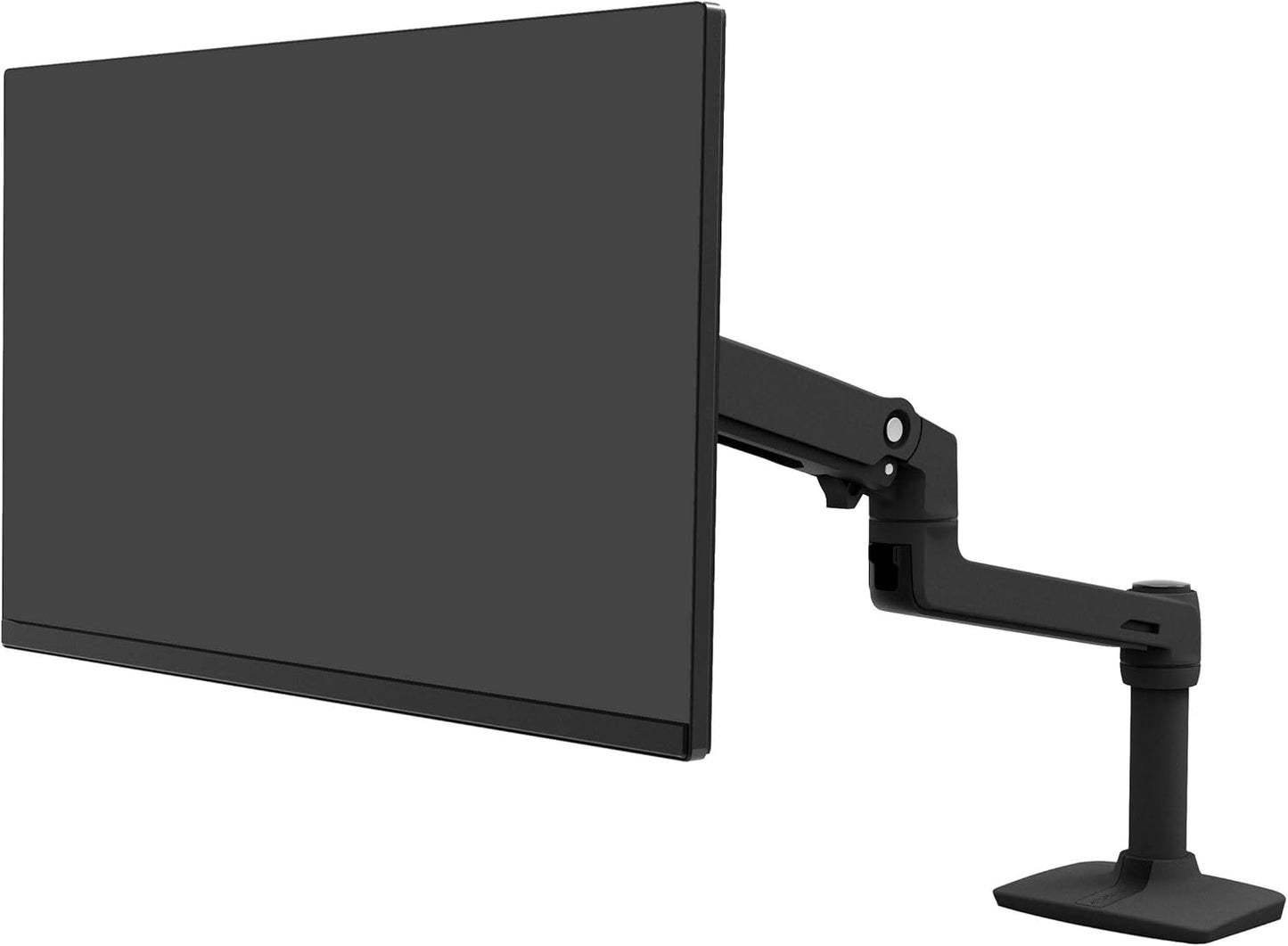 Monitorhalterung mit Tischbefestigung, Schwarz LX Arm Mattschwarz