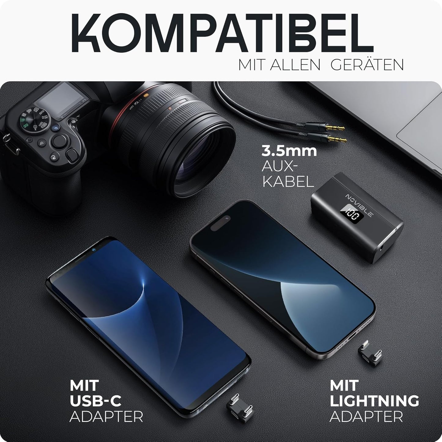 Kabelloses Lavalier Mikrofon