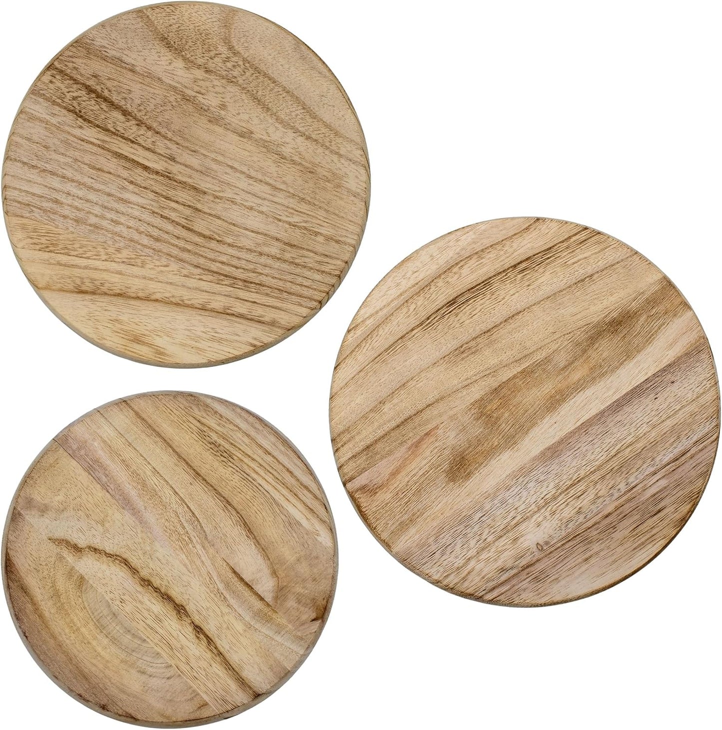 Blumenhocker 3er Set aus Holz (20/23/25 cm), 3er Set - je 1x 20 / 23 / 25 cm