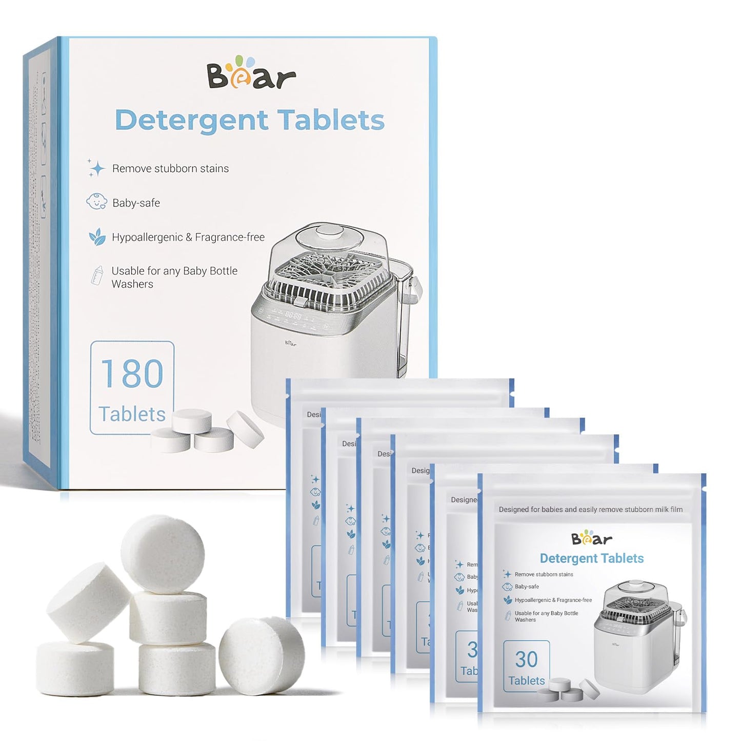 Flaschenreinigungs-Tabletten, 180 Stück