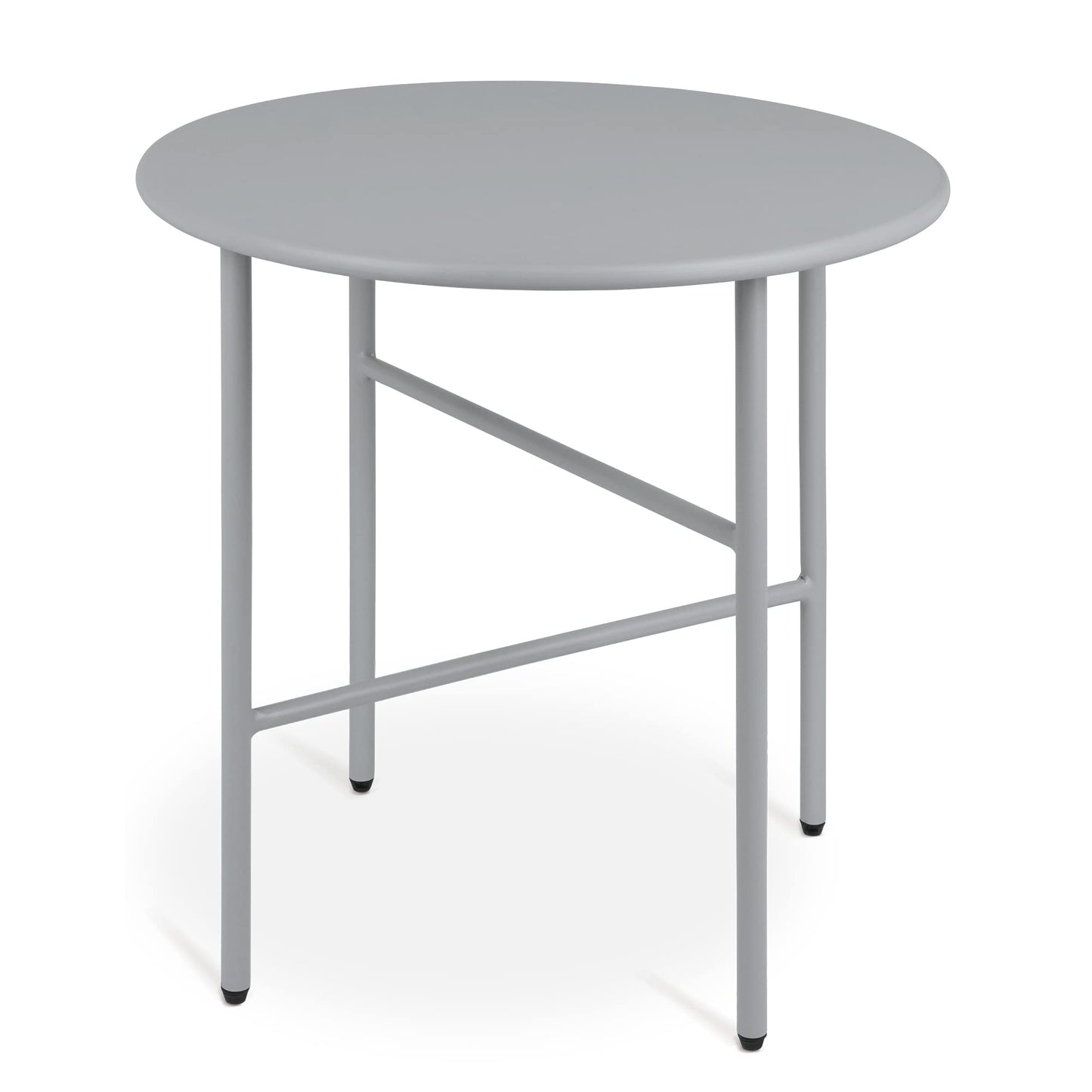 Runder Beistelltisch, Tischplatte: Ø 44cm - Höhe: 46cm Grau
