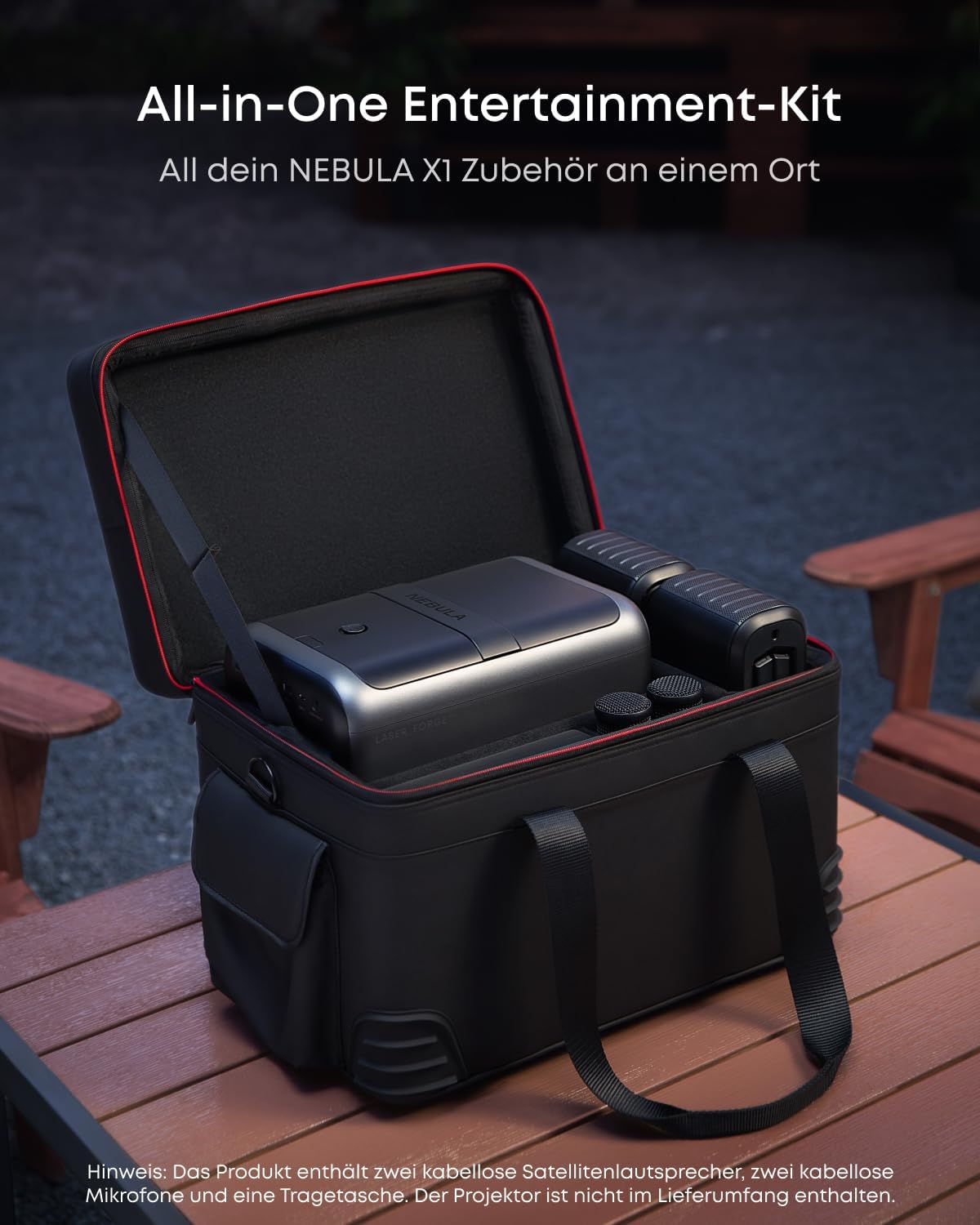Sound- und Transport-Set für Beamer X1