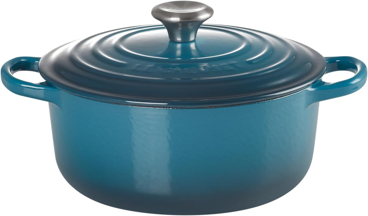 Signature Gusseisen-Bräter mit Deckel, Deep Teal 20 cm