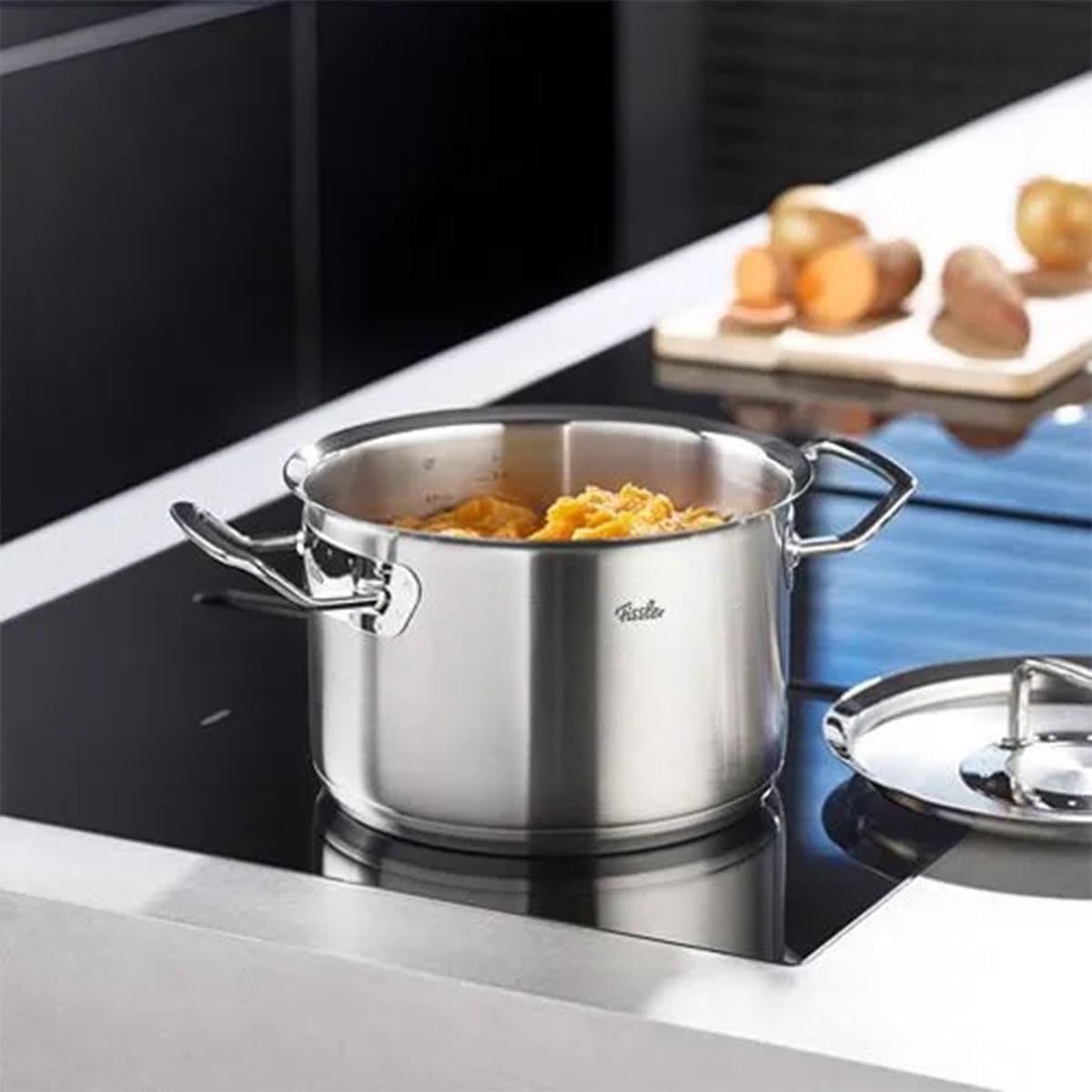 Original-Profi Collection Topfset, 4-teilig, 4-teilig; 3 Kochtöpfe, 1 Stielkasserolle