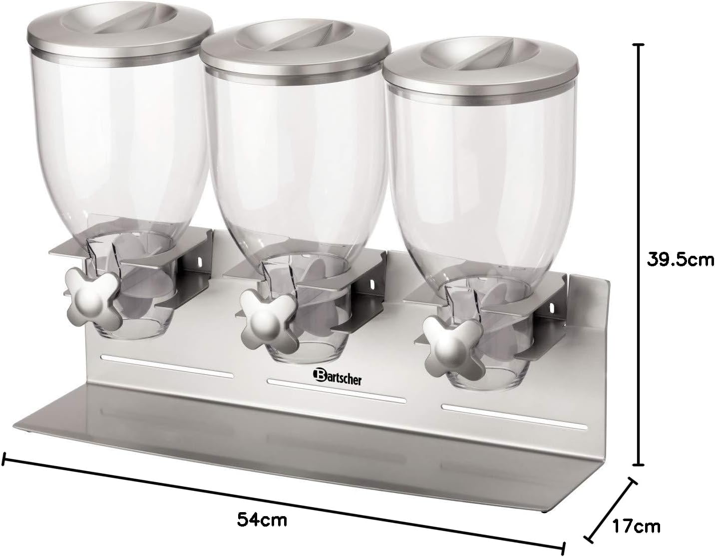 3-teiliger Müslispender 500379, 3 Containers