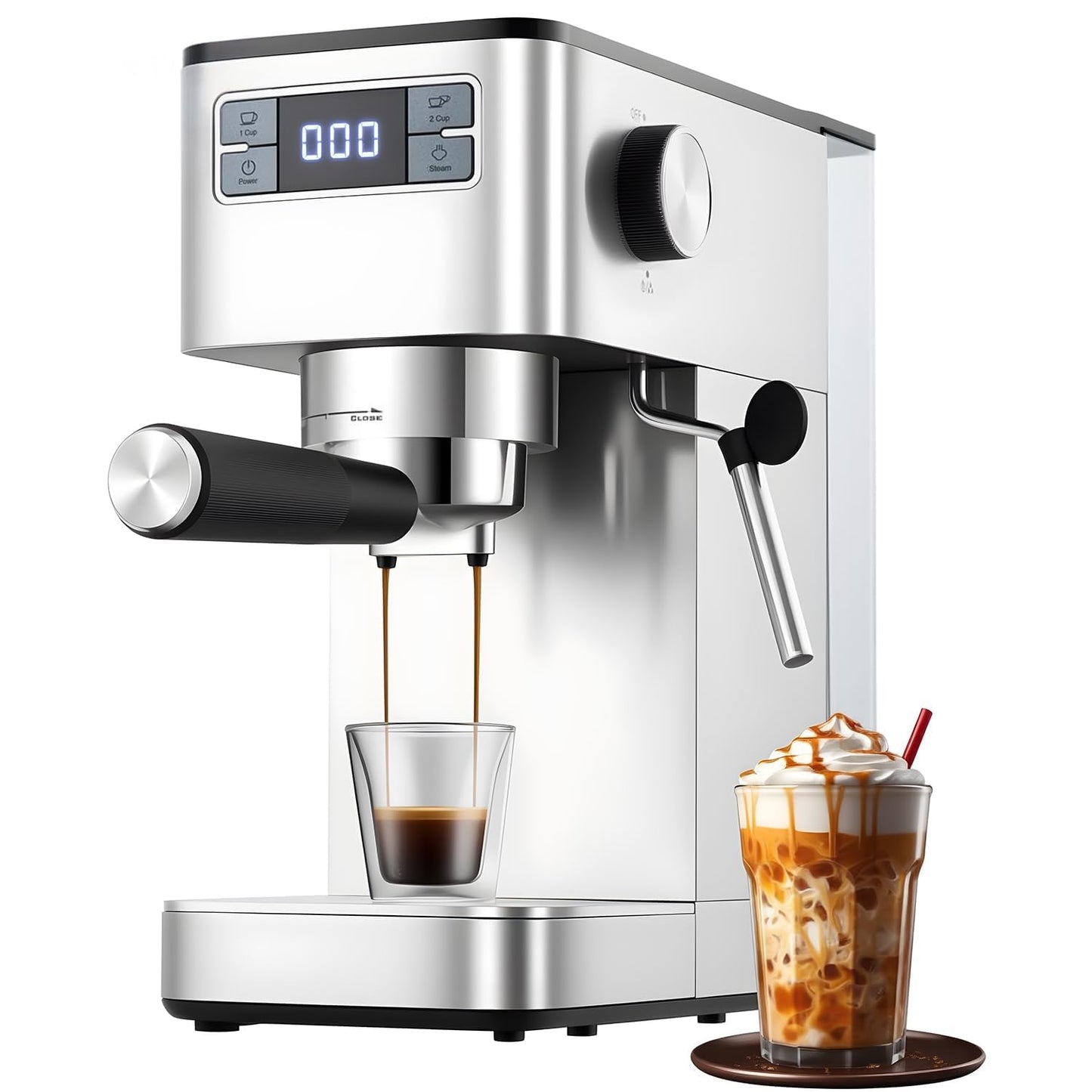 Espressomaschine, 20 Bar Druck 1,25L