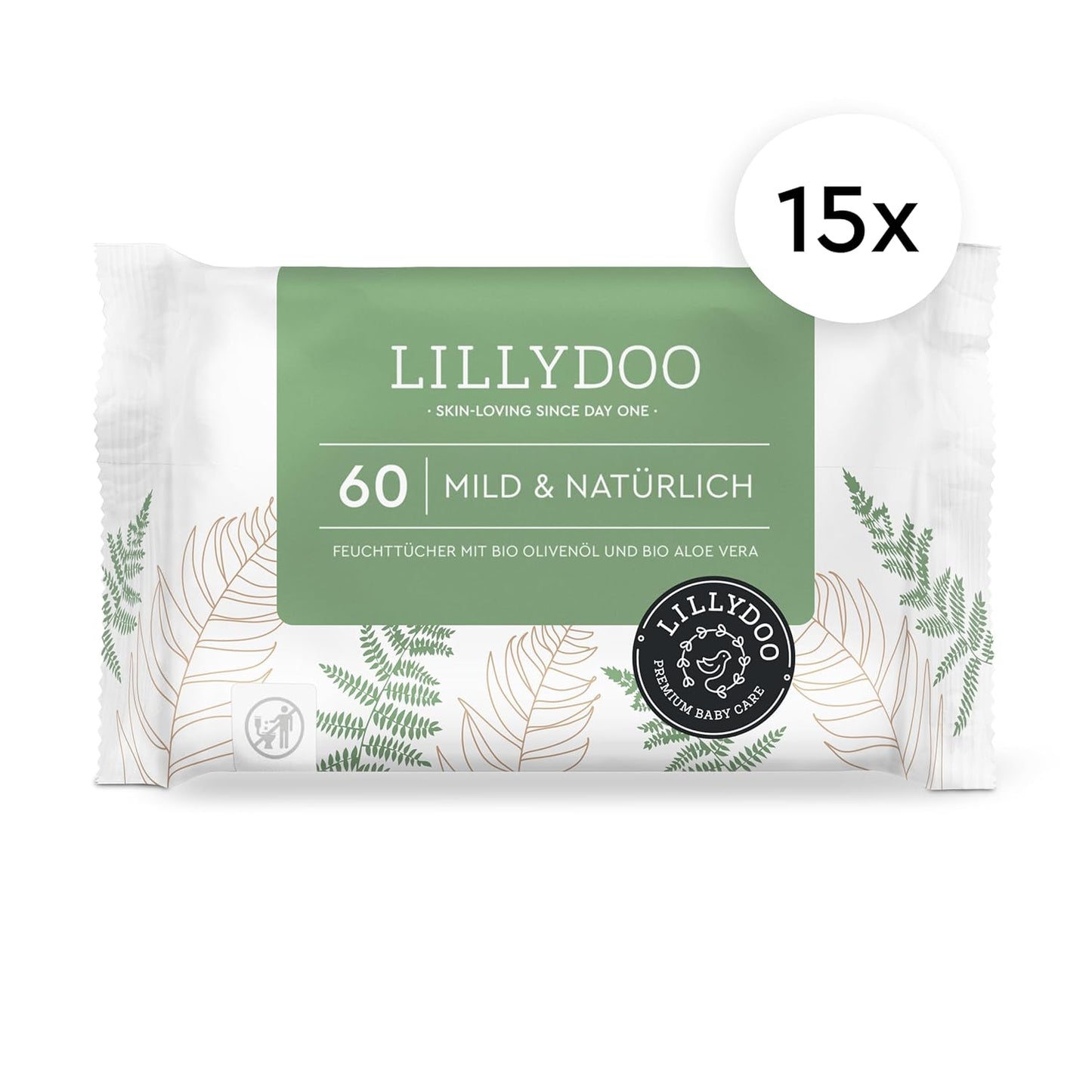 900 x Feuchttücher, 60 stück (15er Pack)