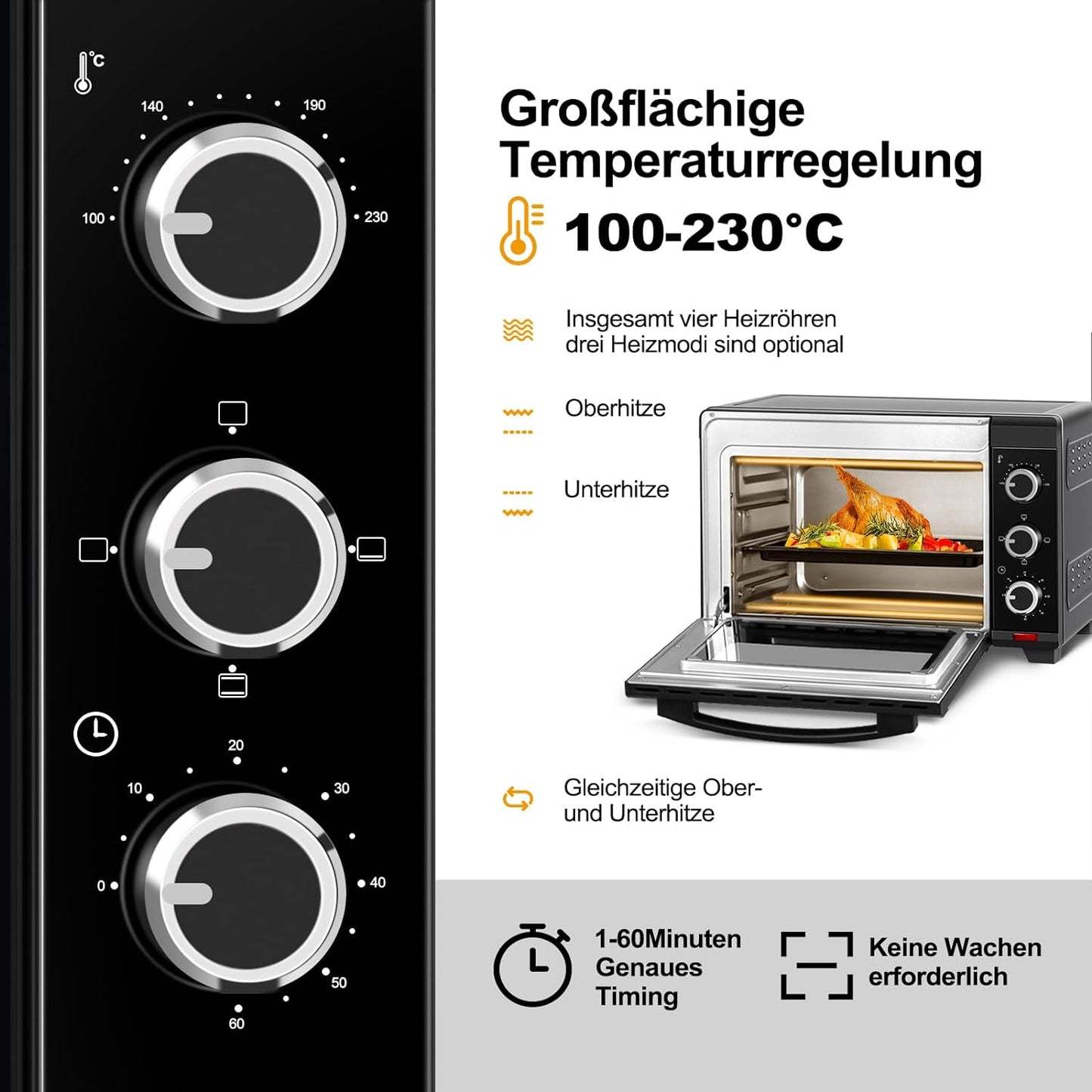 Minibackofen, Schwarz