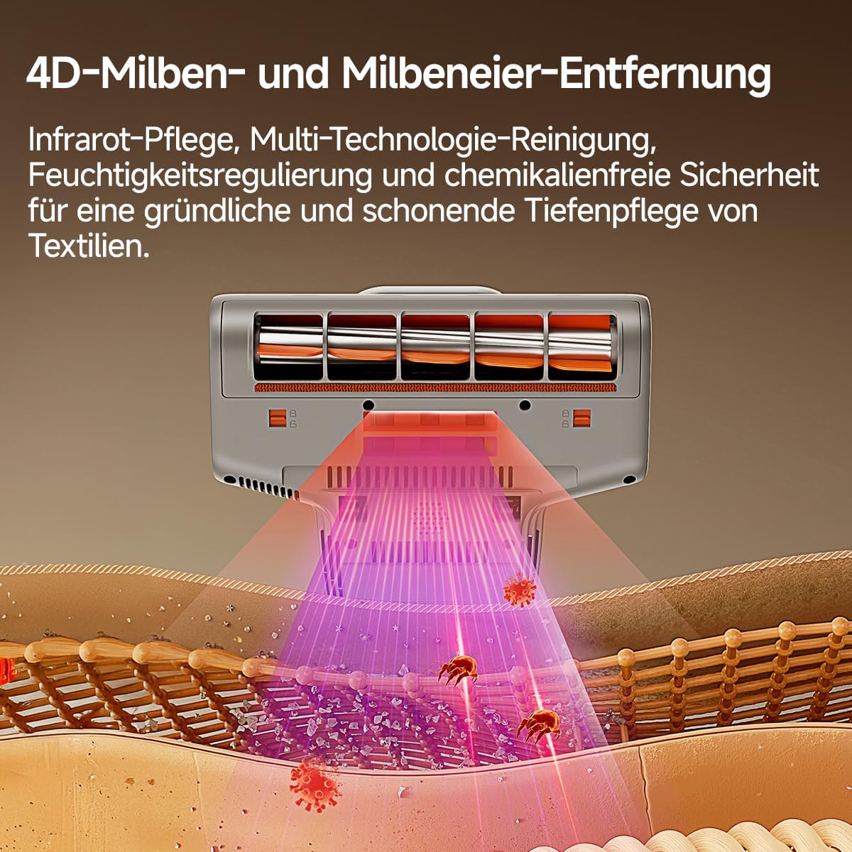 Milbensauger M700 mit Heissluft und UVC-Licht