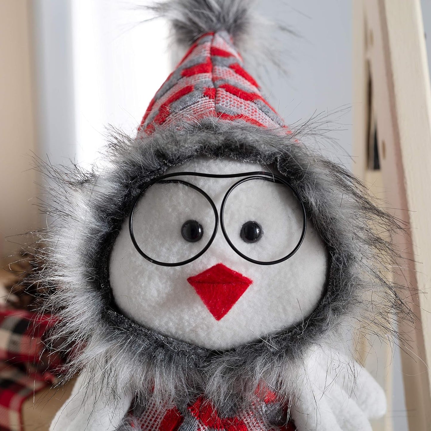 Sitzender Weihnachtsvogel