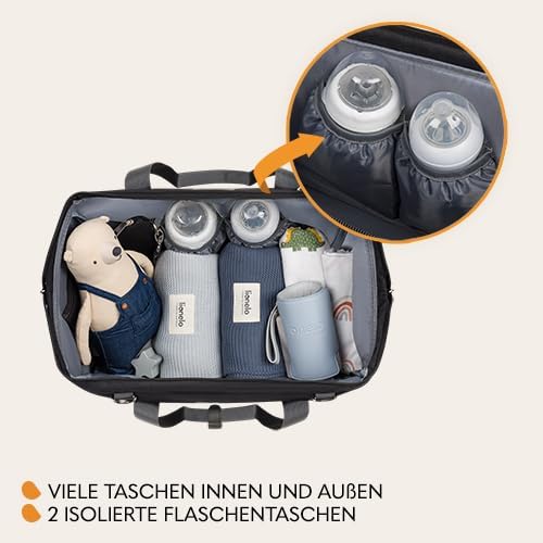 Kinderwagentasche Ida, Grau