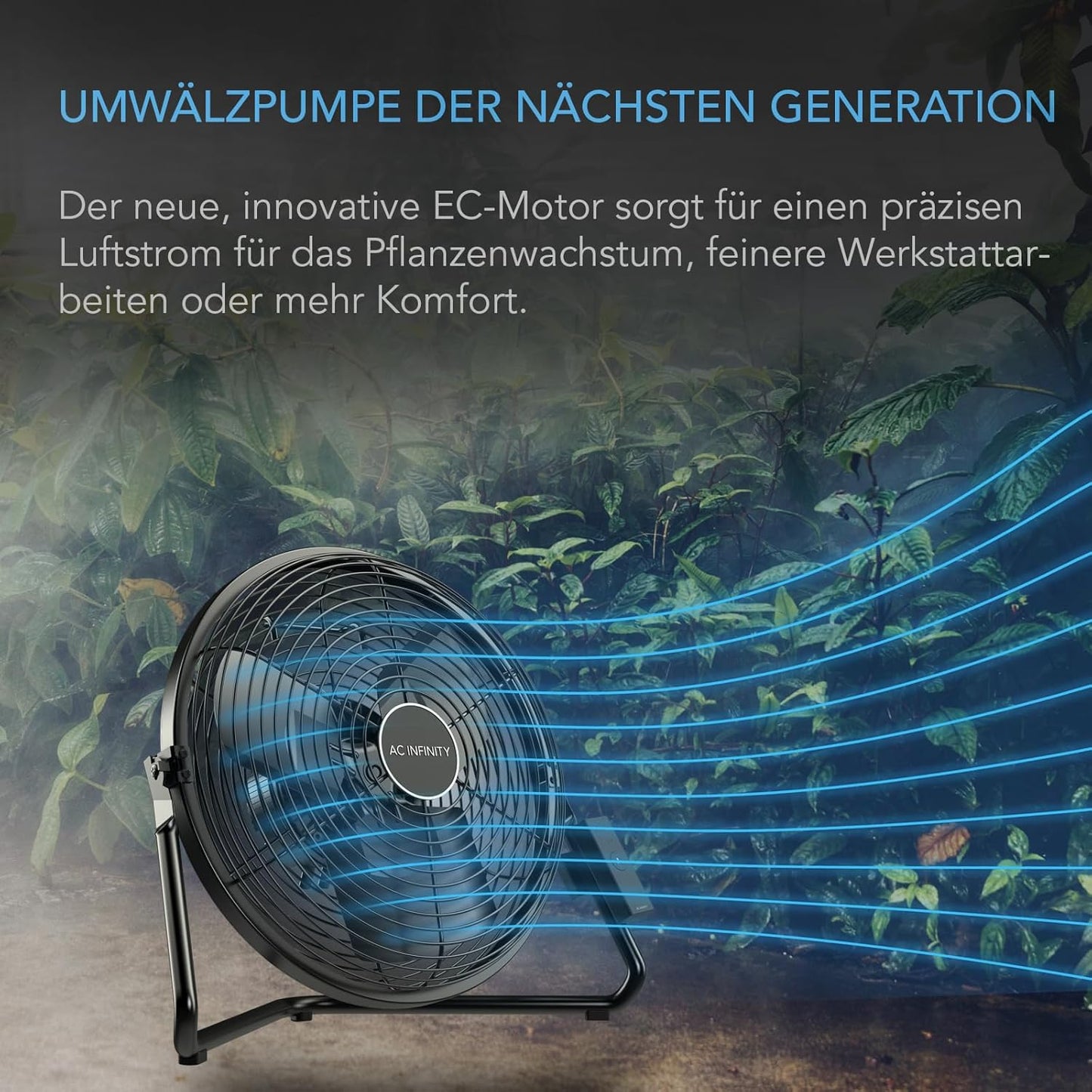 Industrieller Wandventilator Cloudlift S12 mit EC-Motor, 12"