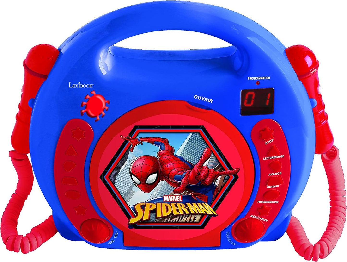Spider Man CD-Spieler mit Karaoke-Funktion, Spider-Man