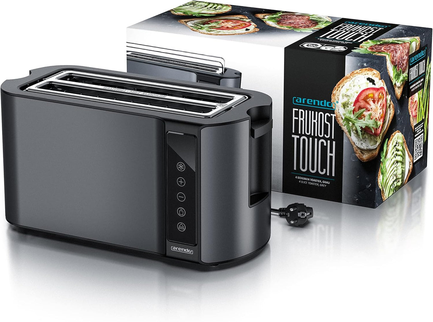 Langschlitz-Toaster mit Touchscreen, A: Cool Grey