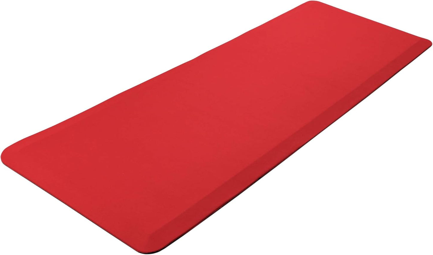 Anti-Ermüdungsmatte für Küche oder Büro (60x180cm), Rot 180L x 60B x 2D cm