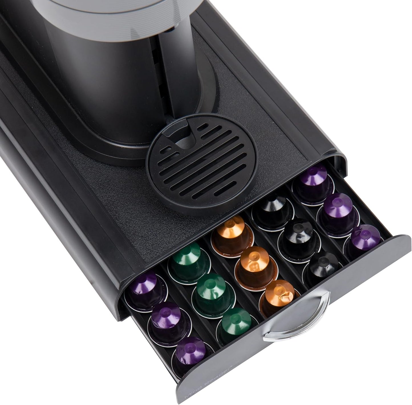 Kaffeekapsel-Schublade für Nespresso, Schwarz