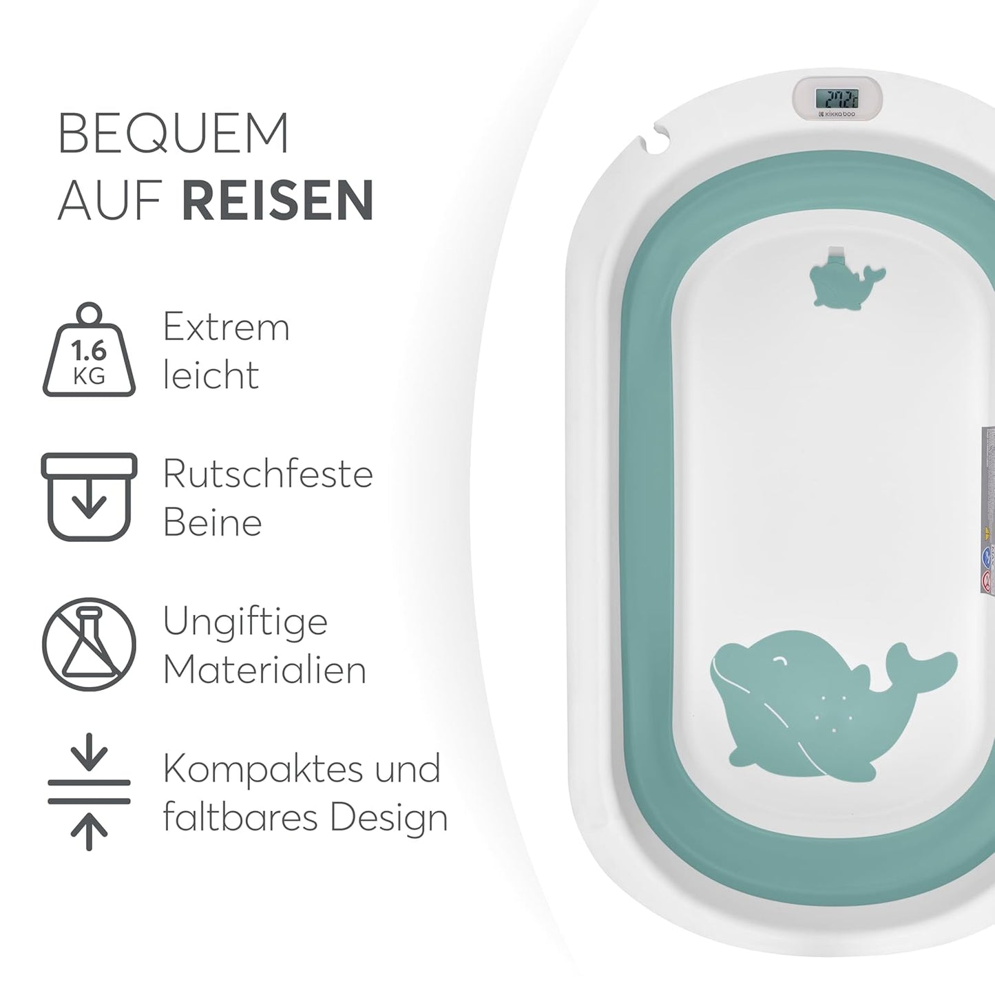 Faltbare Babybadewanne, Mint