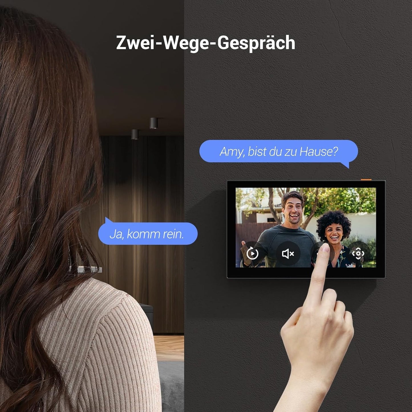 SD7 Intelligenter Innenbildschirm mit 2-Wege-Audio, Smart Screen